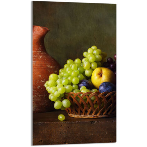 TABLA DE CORTAR DE VIDRIO 30x52 Uva