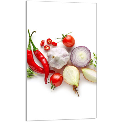 TABLA DE CORTAR DE VIDRIO 30x52 Verduras