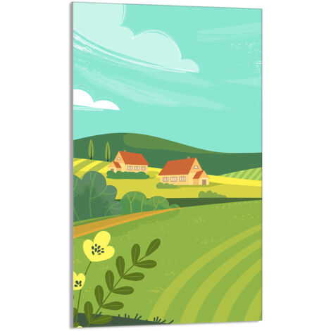 Tabla de cortar de vidrio 30x52 Village
