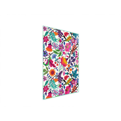 TABLA DE CORTAR DE VIDRIO 35x52 FLORES