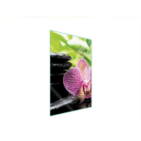 TABLA DE CORTAR DE VIDRIO 35x52 ORQUÍDEA