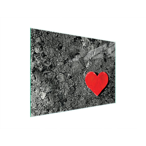 TABLA DE CORTAR DE VIDRIO 40x30 CORAZÓN