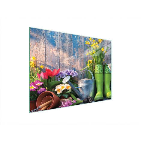 TABLA DE CORTAR DE VIDRIO 40x30 JARDÍN