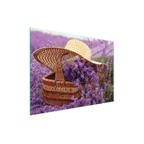 TABLA DE CORTAR DE VIDRIO 40x30 LAVANDA