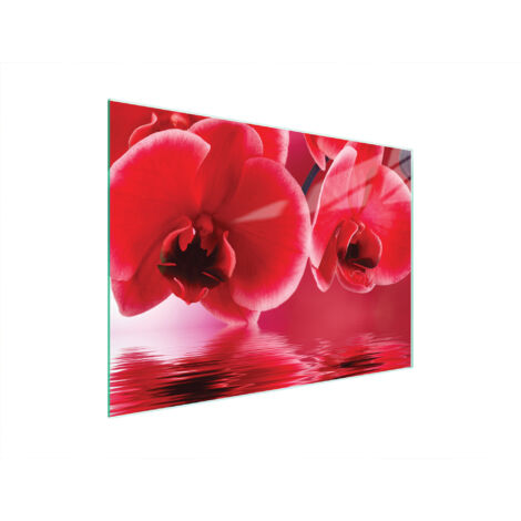 TABLA DE CORTAR DE VIDRIO 40x30 ORQUÍDEA
