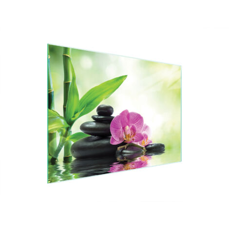 TABLA DE CORTAR DE VIDRIO 40x30 ORQUÍDEA