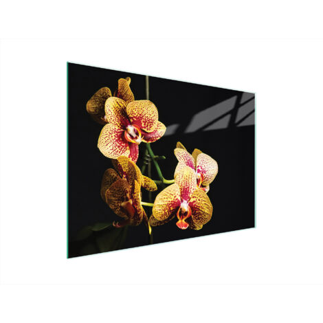 TABLA DE CORTAR DE VIDRIO 40x30 ORQUÍDEA