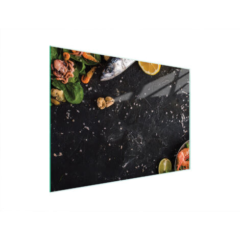 TABLA DE CORTAR DE VIDRIO 40x30 PESCADO