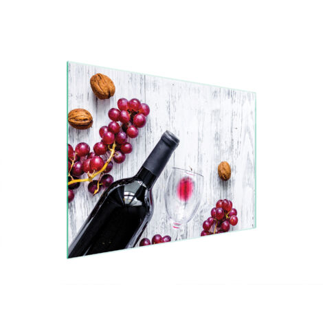 TABLA DE CORTAR DE VIDRIO 40x30 UVAS