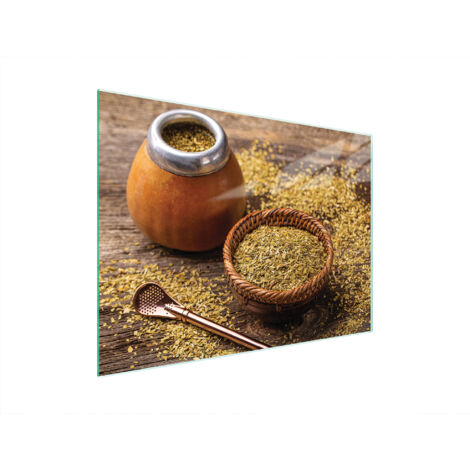 TABLA DE CORTAR DE VIDRIO 40x30 YERBA
