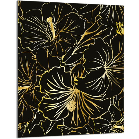 TABLA DE CORTAR DE VIDRIO 40x52 Flores