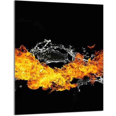 TABLA DE CORTAR DE VIDRIO 40x52 Fuego