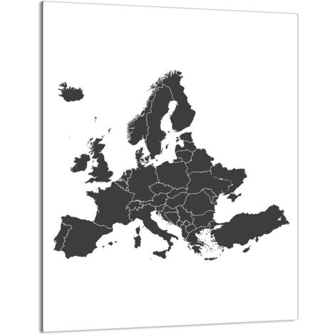 TABLA DE CORTAR DE VIDRIO 40x52 Mapa