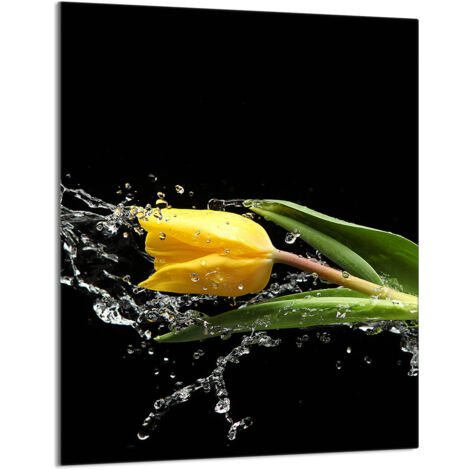 TABLA DE CORTAR DE VIDRIO 40x52 Tulipán