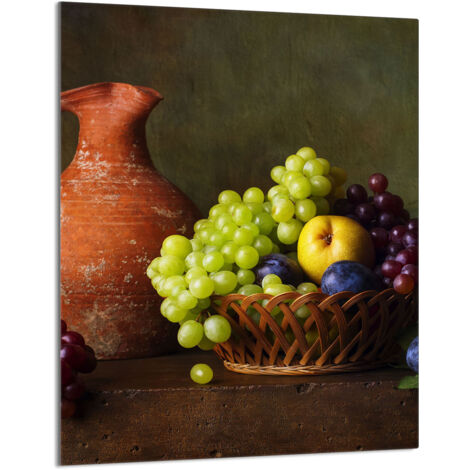 TABLA DE CORTAR DE VIDRIO 40x52 Uva