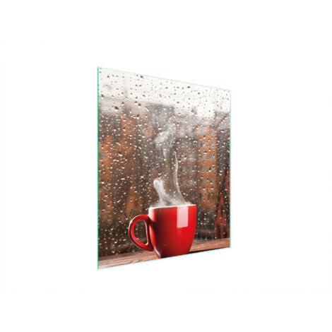 TABLA DE CORTAR DE VIDRIO 45x52 CAFÉ