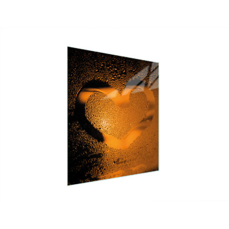 TABLA DE CORTAR DE VIDRIO 45x52 CORAZÓN