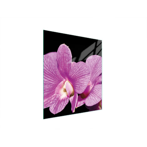 TABLA DE CORTAR DE VIDRIO 45x52 ORQUÍDEA