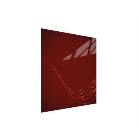 TABLA DE CORTAR DE VIDRIO 45x52 ROJA