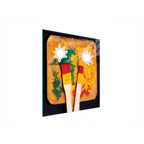 TABLA DE CORTAR DE VIDRIO 45x52 SMILE