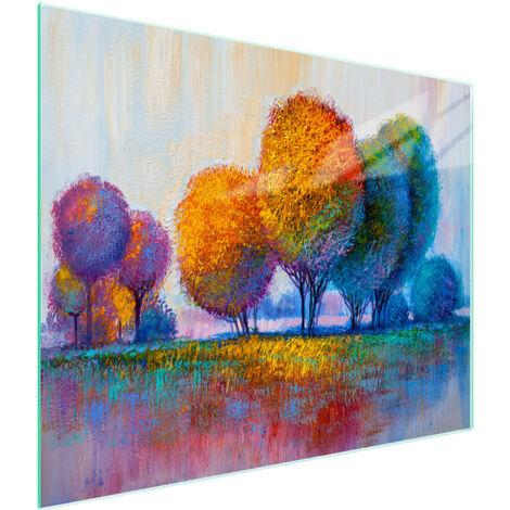 TABLA DE CORTAR DE VIDRIO 52x30 ÁRBOL