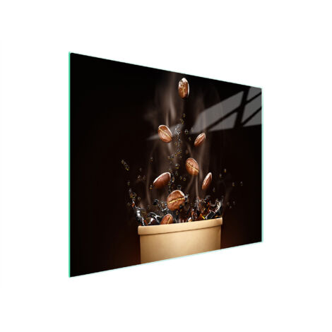 TABLA DE CORTAR DE VIDRIO 52x30 CAFÉ