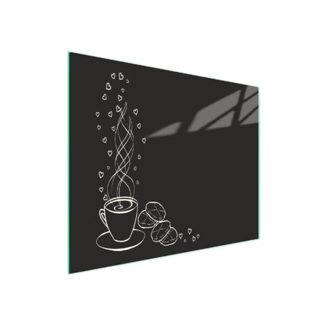 TABLA DE CORTAR DE VIDRIO 52x30 CAFÉ