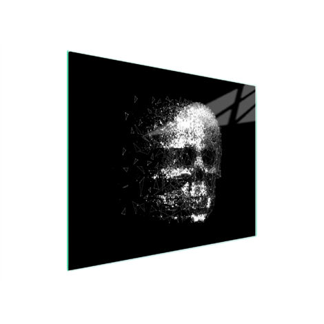 TABLA DE CORTAR DE VIDRIO 52x30 CALAVERA