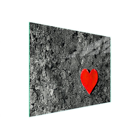 TABLA DE CORTAR DE VIDRIO 52x30 CORAZÓN