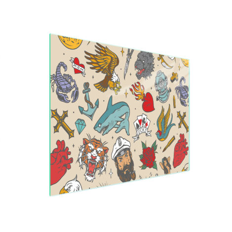 TABLA DE CORTAR DE VIDRIO 52x30 CUENTO DE HADAS