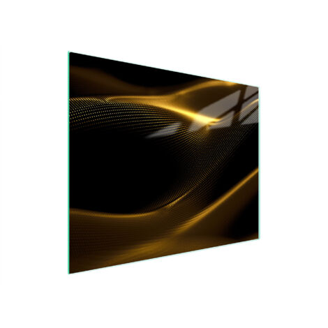TABLA DE CORTAR DE VIDRIO 52x30 DORADA