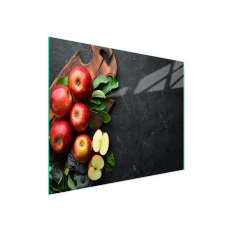 TABLA DE CORTAR DE VIDRIO 52x30 MANZANA
