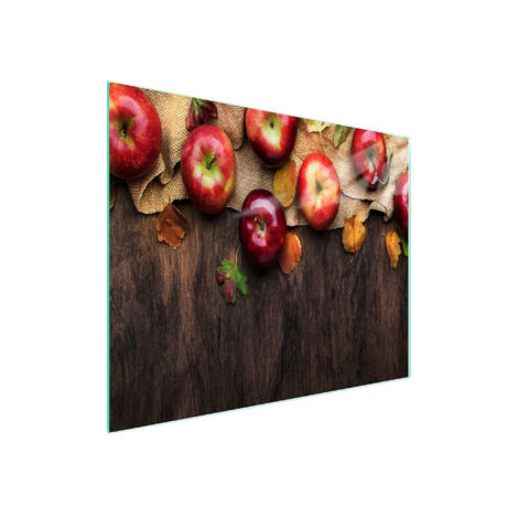 TABLA DE CORTAR DE VIDRIO 52x30 MANZANAS