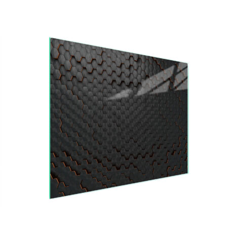 TABLA DE CORTAR DE VIDRIO 52x30 NEGRA