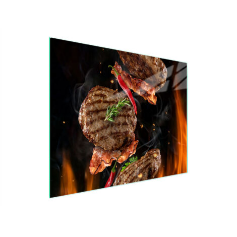 TABLA DE CORTAR DE VIDRIO 52x30 PARRILLA