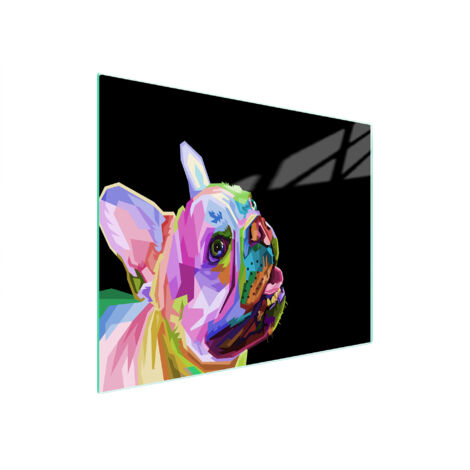 TABLA DE CORTAR DE VIDRIO 52x30 PERRO