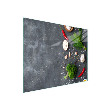 TABLA DE CORTAR DE VIDRIO 52x30 PIZARRA
