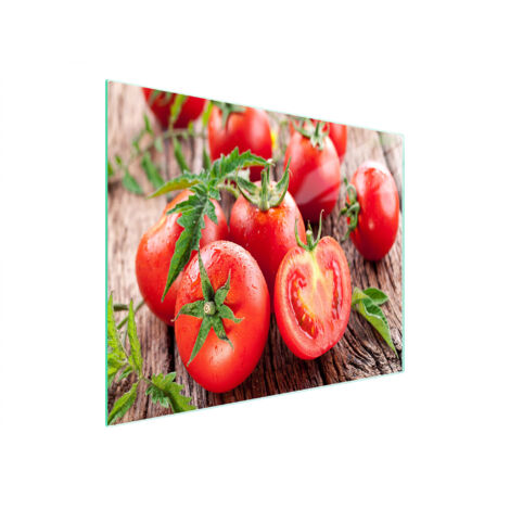 TABLA DE CORTAR DE VIDRIO 52x30 TOMATES