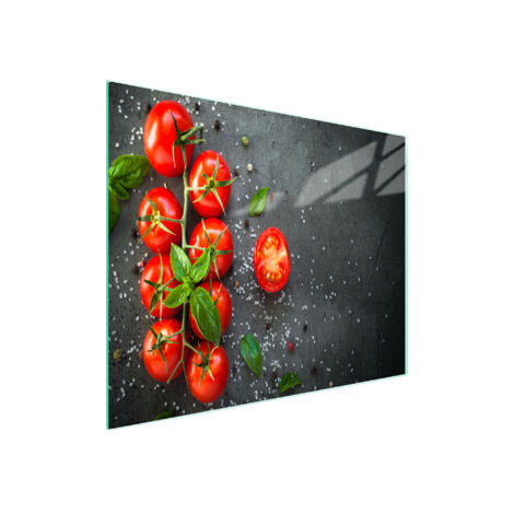 TABLA DE CORTAR DE VIDRIO 52x30 TOMATES