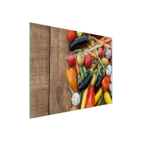 TABLA DE CORTAR DE VIDRIO 52x30 VERDURAS