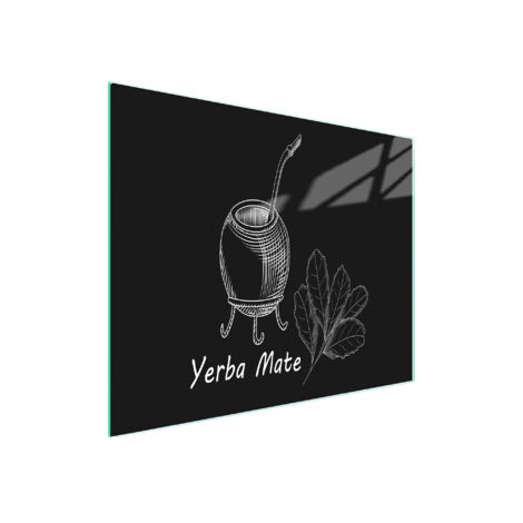 TABLA DE CORTAR DE VIDRIO 52x30 YERBA