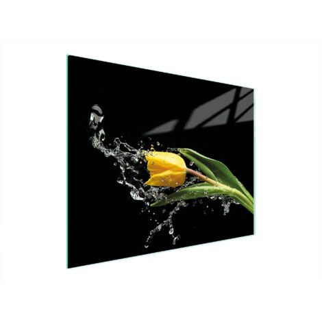 TABLA DE CORTAR DE VIDRIO 52x40 TULIPÁN