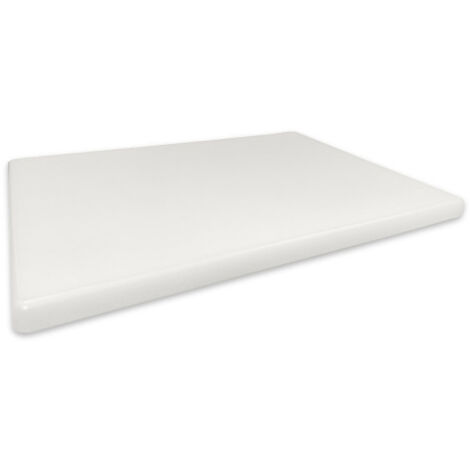 Tabla de cortar profesional 400x300x20 mm 11840 DENOX- FAMESA  Blanco