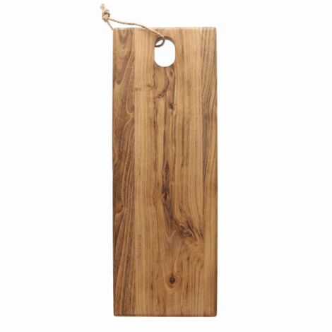 Tabla de Cortar Rectangular 47x17 cm Bambú en Madera Marrón