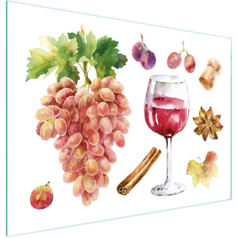 TABLA DE CORTAR VIDRIO 30x22 VINO