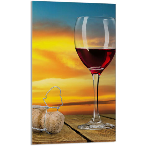 Tabla de cortar vidrio 30x52 Vino
