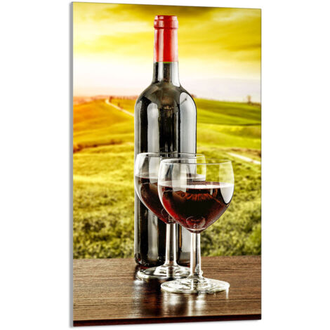 Tabla de cortar vidrio 30x52 Vino