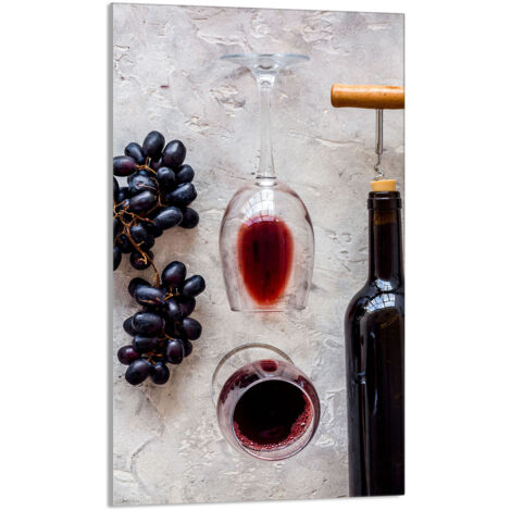 Tabla de cortar vidrio 30x52 Vino