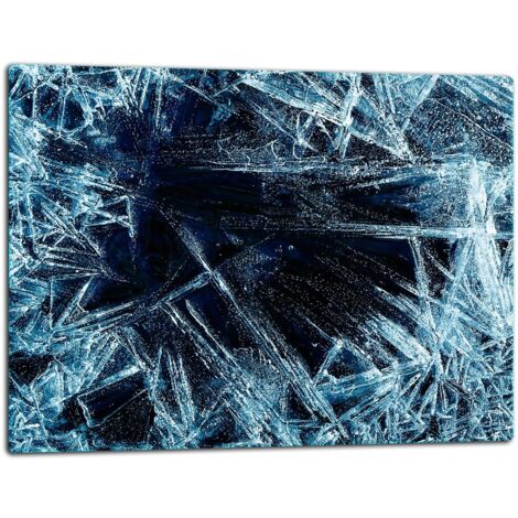 Tabla de corte de placa de vidrio 52x40 hielo