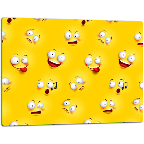 Tabla de corte de placa de vidrio 52x40 Smile